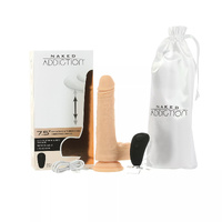 The Freak Vibrating Rotating Dong Remote 6"