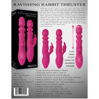 8.5" The Ravishing  Thrusting Rabbit Vibrator