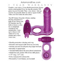 5.5" DP Fantasy Vibrating Cock Ring 