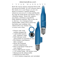 Blue Dolphin Finger Vibrator