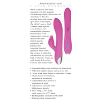 4" Clit Tickling Rabbit Vibrator