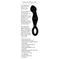 4" Glass Prostate Massager