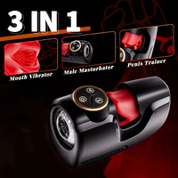 The 3-In-1 Thrusting Stroker With Suction & Vibration