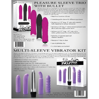 Pleasure Sleeve Trio Vibrator Kit