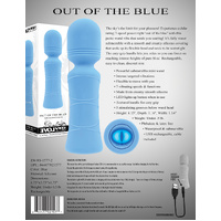 Evolved Out Of The Blue Blue 10.5 cm USB Rechargeable Mini Massager Wand