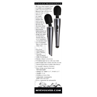 12" Metallic Wand Massager