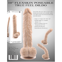 10" Poseable Cock + Balls
