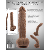 10" Poseable Cock + Balls