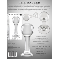 The Baller Glass Butt Plug