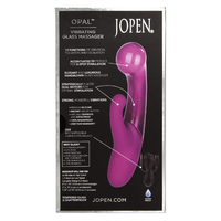 5" Opal Glass Rabbit Vibrator