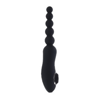 Playboy Pleasure Let It Bead  23.1cm Usb Rechargeable Vibrating Anal Beads With Clitoral Suction
