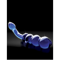 7" Glass Anal Beads