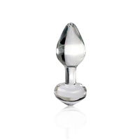 2.5" Glass Butt Plug