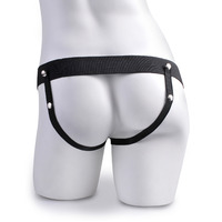 9" Hollow Squirting Strap-On + Balls