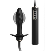 4" Auto Throb Inflatable Butt Plug