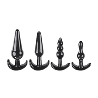 Selopa INTRO TO PLUGS Black Butt Plugs - Set of 4