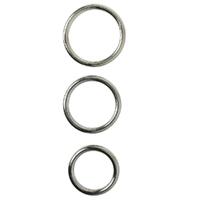 Metal Cock Rings X3