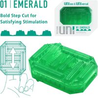Uni Emerald Textured Stroker