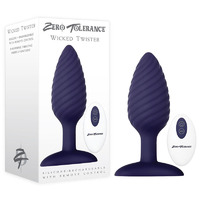 4" Wicked Twister Vibrating Butt Plug