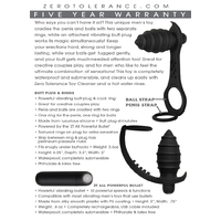 Vibrating Cock Ring + Butt Plug