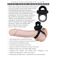 Bell Ringer Vibrating Cock & Ball Ring