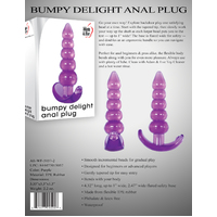 4" Bumpy Delight Butt Plug