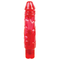 5" Easy O Red Rocket Jelly Vibrator