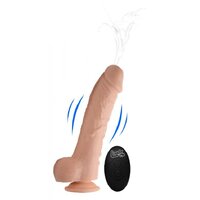 7" Squirting Vibrating Cock