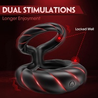 Dual-Ring Vibrating Cock Ring For Superior Control