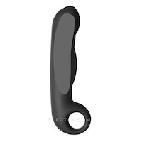 5" Noir Ovid eStim Dildo