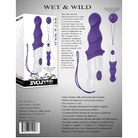 8" Wet & Wild Vibrating Anal Beads