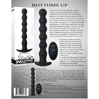 7" Bottoms Up Vibrating Anal Beads