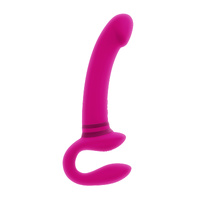 8.5" Vibrating Strapless Strap On