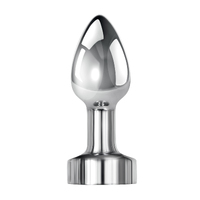 3" Vibrating Metal Butt Plug