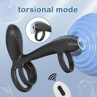Twisting Vibrating Cock Ring