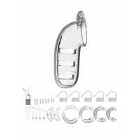 5.5" Chastity Cage Model 06
