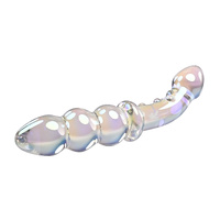 Playboy Pleasure Jewels Double  Glass 17.1cm Double Ended Dildo