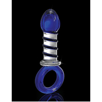 3.9'' Twisted Glass Butt Plug