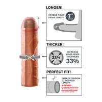 1" Perfect Extension Penis Sleeve