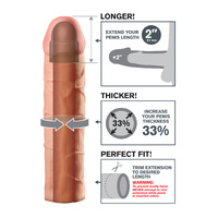 2" Perfect Extension Penis Sleeve