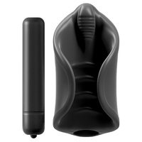 Vibrating Silicone Stroker