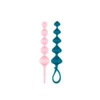 8" Anal Love Beads Twin Pack