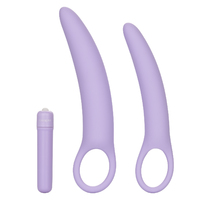 Vibrating Silicone Dilators x2