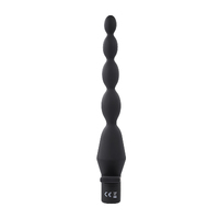 Selopa VIBRATING BUTT BEADS Black 22 cm USB Rechargeable Vibrating Anal Beads