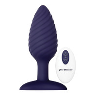 4" Wicked Twister Vibrating Butt Plug
