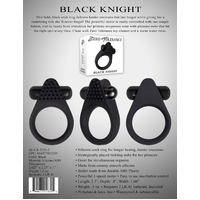Black Knight Vibrating Cock Ring