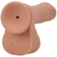 8.5" Uncut Thrusting Cock + Balls