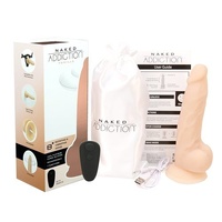 8" Rotating Vibrating Dildo/Remote 