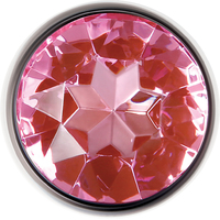 3" Pink Gem Large Butt Plug