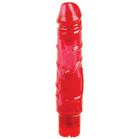 5" Easy O Red Rocket Jelly Vibrator